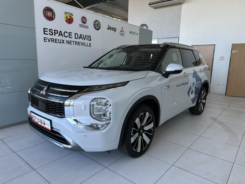 MITSUBISHI-Outlander 2.4 PHEV 306ch Instyle 4WD Diamond White Spéciale/Toit Noir-EVREUX-1