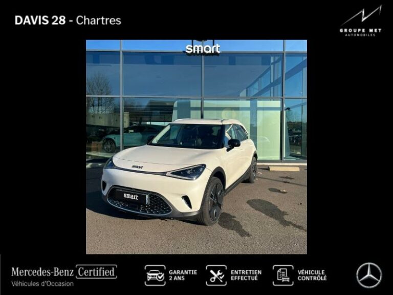SMART-#1 272ch 66kWh Premium Blanc Digital métallisé/Toit Noir-FONTENAY SUR EURE-1