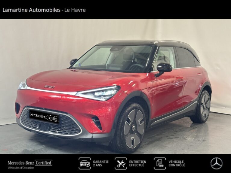SMART-#1 272ch 66kWh Premium Rouge Laser métallisé/Toit Noir-LE HAVRE-1