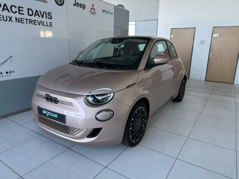 FIAT-500 e 118ch Icône Rose Gold métal-EVREUX-1