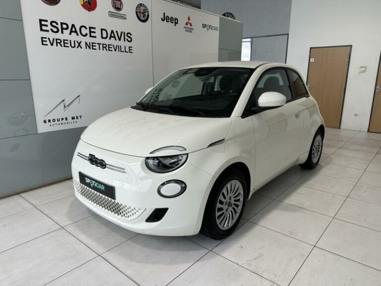 FIAT-500 e 95ch Action Blanc-EVREUX-1
