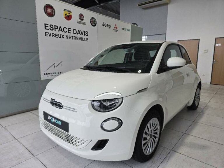 FIAT-500 e 95ch Action Blanc-EVREUX-1