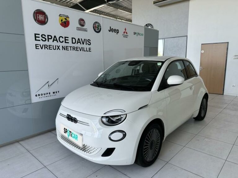 FIAT-500 e 95ch Pack Confort MY23 Blanc-EVREUX-1