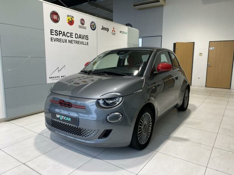 FIAT-500 e 95ch (RED) Gris-EVREUX-1