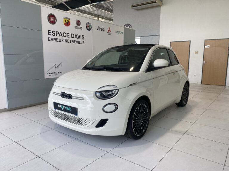 FIAT-500C e 118ch Icône Blanc-EVREUX-1