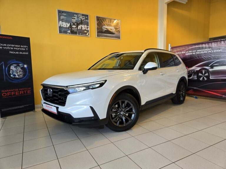 HONDA-CR-V 2.0 i-MMD 184ch e:HEV Executive 2WD Blanc Platine nacrée-MONDEVILLE-1