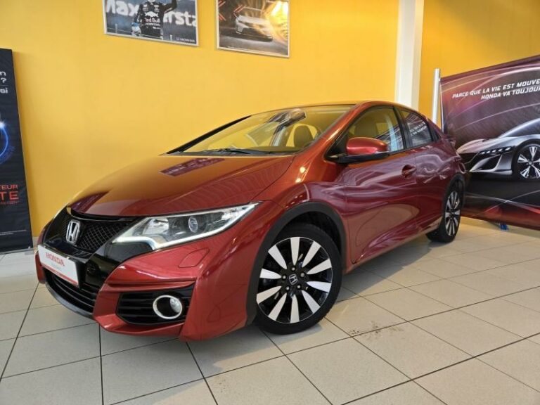 HONDA-Civic 1.6 i-DTEC 120ch Vaillante Rouge Passion-MONDEVILLE-1