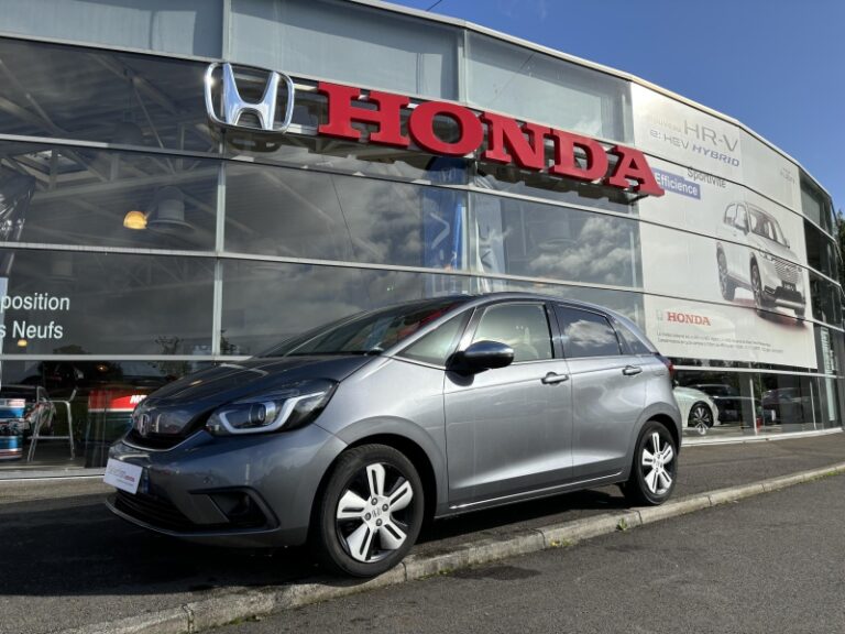 HONDA-Jazz 1.5 i-MMD 109ch e:HEV Exclusive Gris Brillant métallisé-MONDEVILLE-1