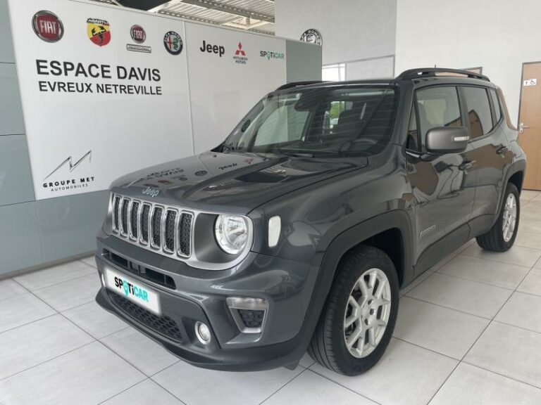 JEEP-Renegade 1.3 GSE T4 190ch 4xe Central Park AT6 MY21 Graphite Gray Métallisé-EVREUX-1