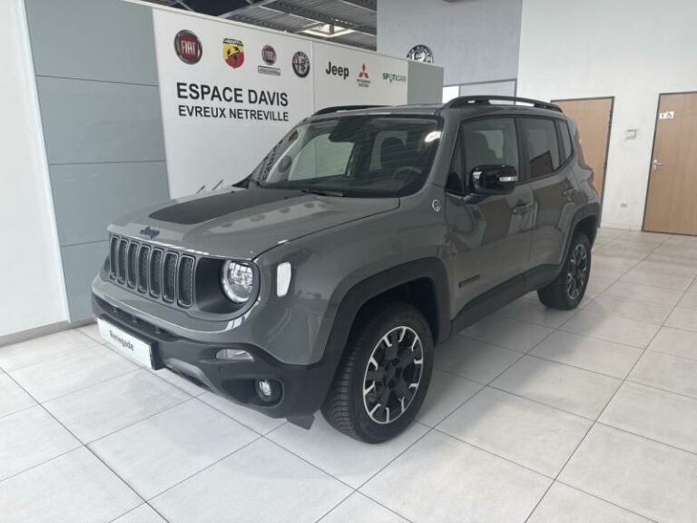 JEEP-Renegade 1.3 Turbo T4 240ch PHEV 4xe Trailhawk BVA6 eAWD Sting Gray-EVREUX-1