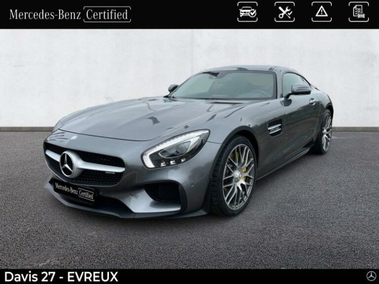 MERCEDES-BENZ-AMG GT 4.0 V8 462ch GT Gris sélénite-EVREUX-1