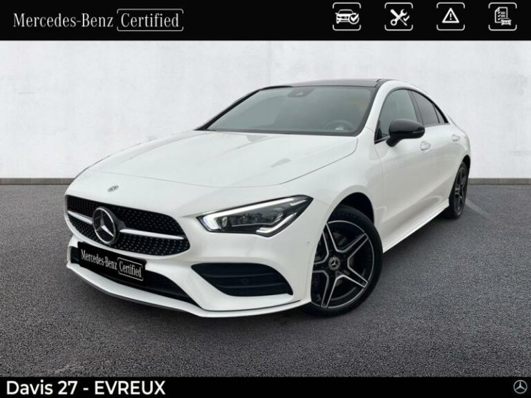 MERCEDES-BENZ-CLA 250 e 160+102ch AMG Line 8G-DCT Blanc polaire-EVREUX-1
