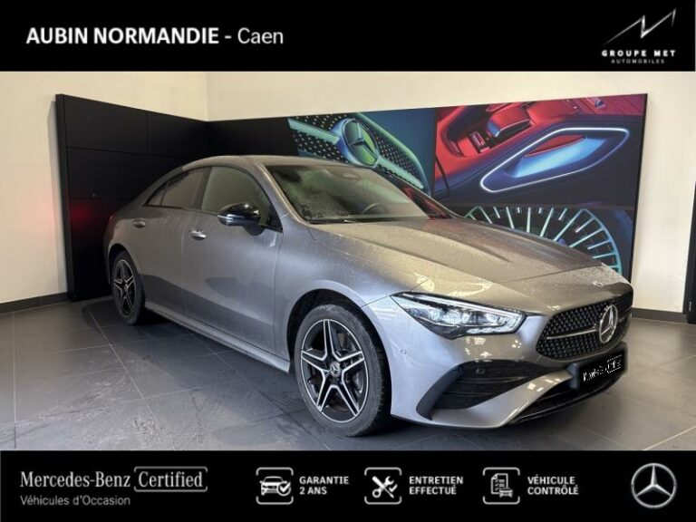 MERCEDES-BENZ-CLA 250 e 218ch AMG Line 8G-DCT Gris-MONDEVILLE-1
