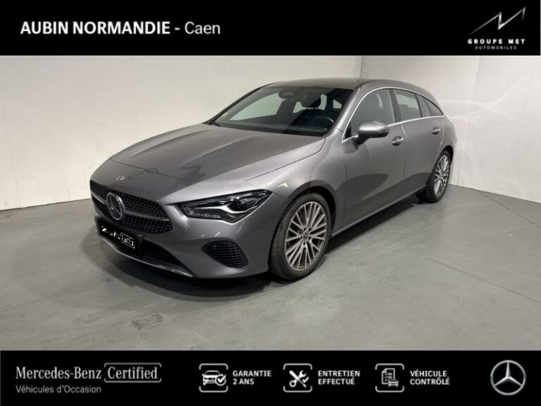 MERCEDES-BENZ-CLA Shooting Brake 200 d 150ch Progressive Line 8G-DCT 8cv Gris montagne magno MANUFAKTUR-MONDEVILLE-1