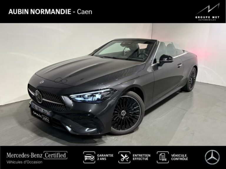 MERCEDES-BENZ-CLE Cabriolet 200 204ch AMG Line 9G Tronic Gris graphite-MONDEVILLE-1
