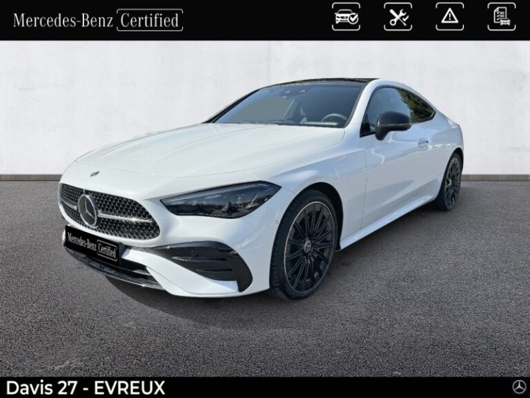MERCEDES-BENZ-CLE Coupé 300 258ch AMG Line 4Matic 9G-Tronic Blanc opalithe brillant MANUFAKTUR-EVREUX-1
