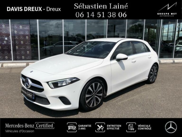MERCEDES-BENZ-Classe A 160 109ch Style Line Blanc polaire-DREUX-1