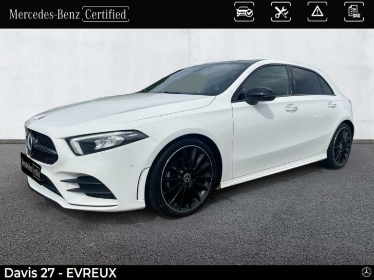 MERCEDES-BENZ-Classe A 200 d 150ch AMG Line 8G-DCT Blanc polaire-EVREUX-1