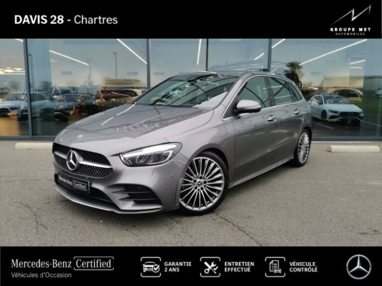 MERCEDES-BENZ-Classe B 200d 150ch AMG Line 8G-DCT Gris montagne métallisé-FONTENAY SUR EURE-1