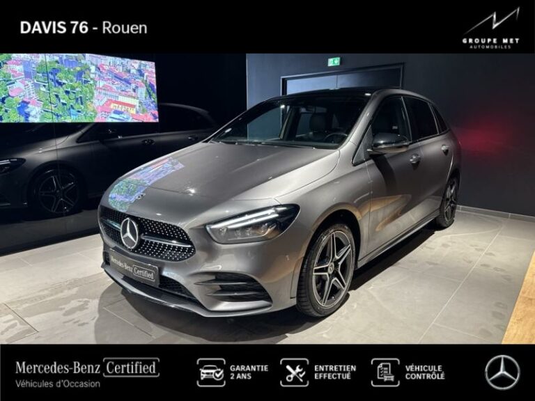 MERCEDES-BENZ-Classe B 250 e 160+102ch AMG Line Edition 8G-DCT Gris montagne métallisé-ROUEN-1