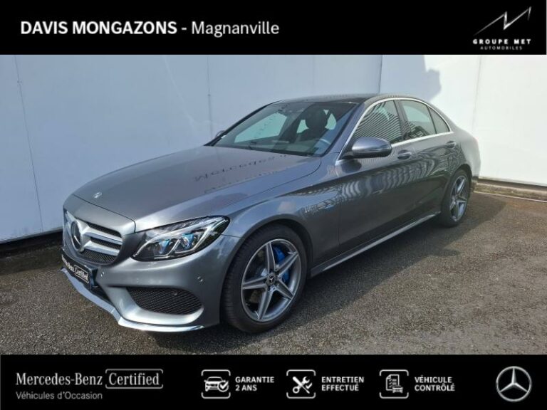 MERCEDES-BENZ-Classe C 350 e Sportline 7G-Tronic Plus Gris sélénite-MAGNANVILLE-1