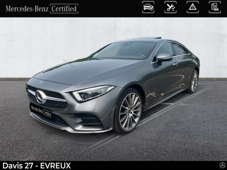 MERCEDES-BENZ-Classe CLS 400 d 340ch AMG Line+ 4Matic 9G-Tronic Euro6d-T Gris sélénite-EVREUX-1