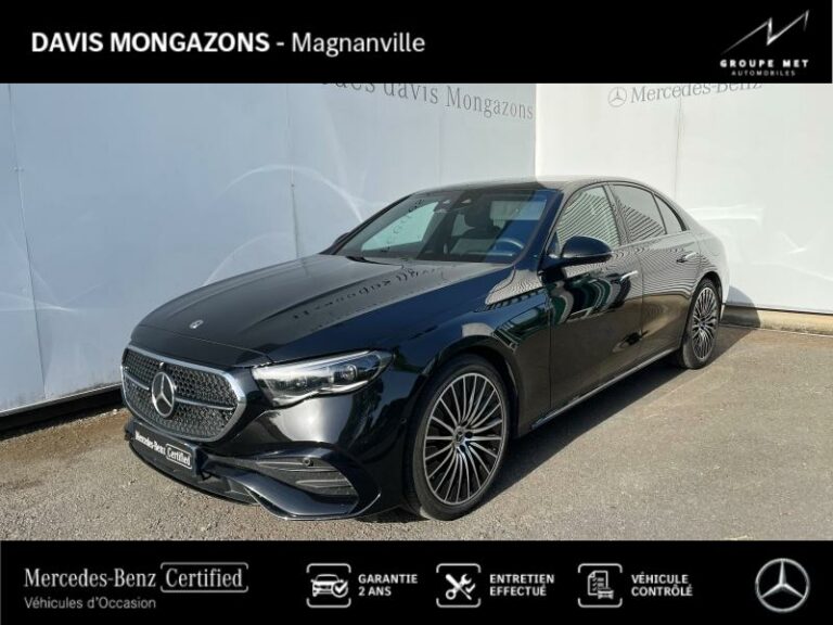 MERCEDES-BENZ-Classe E 300 d e Hybrid EQ 197+129ch AMG Line 4Matic 9G-Tronic Noir-MAGNANVILLE-1