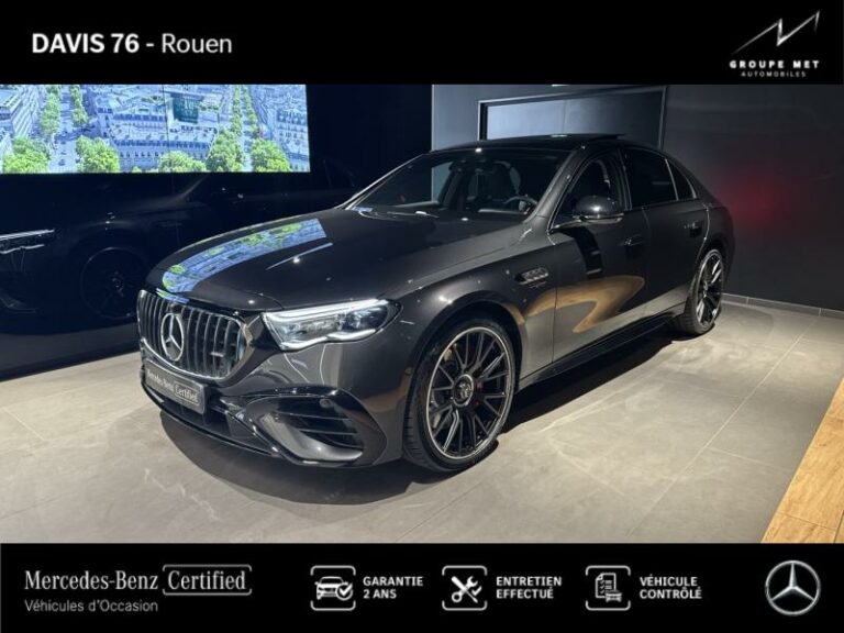 MERCEDES-BENZ-Classe E 53 AMG 449ch+163ch Hybrid 4Matic+ TCT 9G Gris graphite métallisé-ROUEN-1