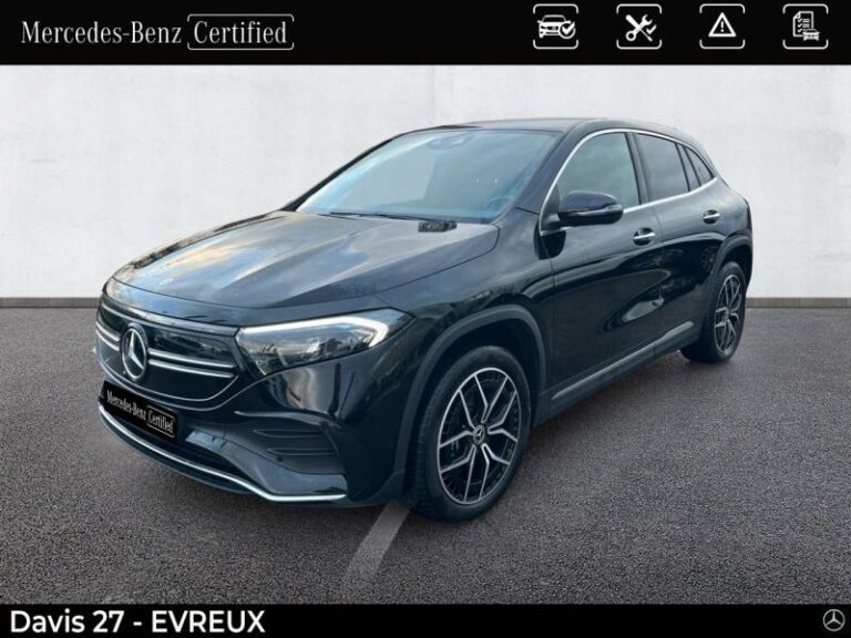 MERCEDES-BENZ-EQA 250+ 190ch AMG Line Noir cosmos métallisé-EVREUX-1