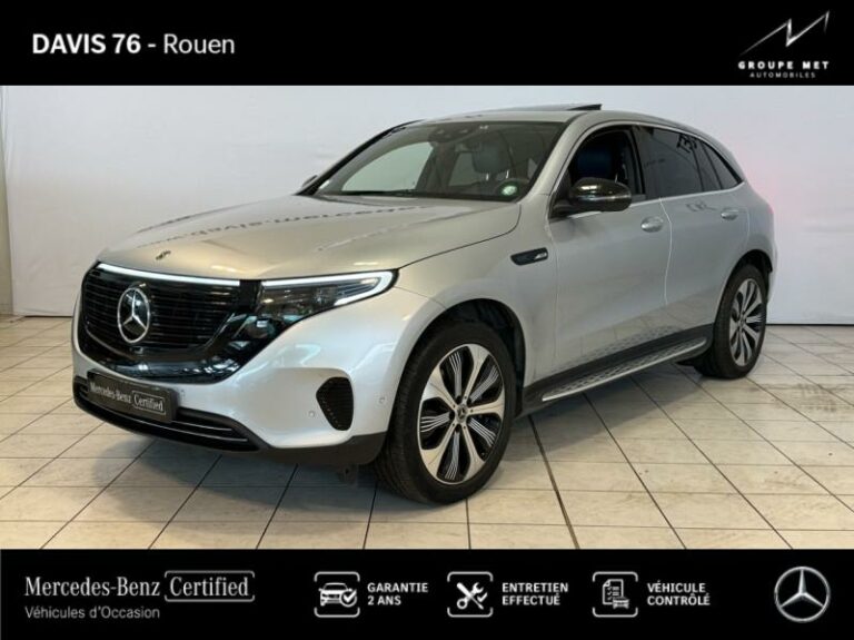 MERCEDES-BENZ-EQC 400 408ch Edition 1886 4Matic Argenté-ROUEN-1