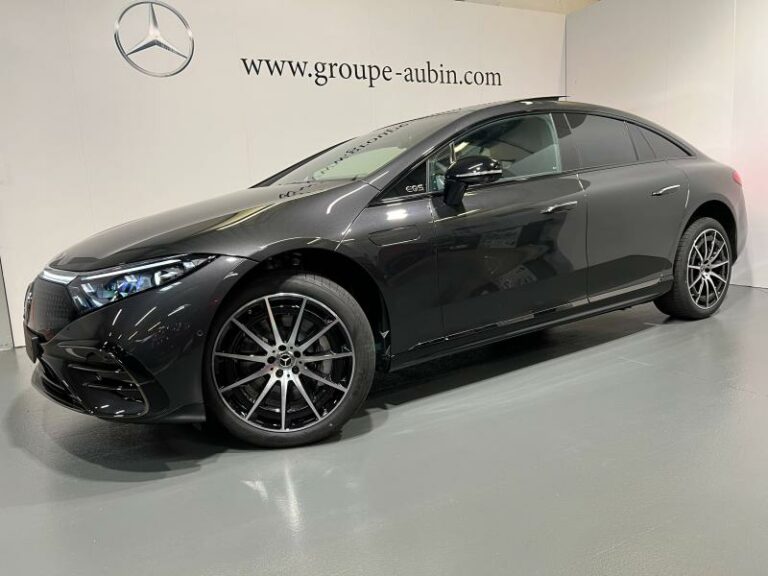 MERCEDES-BENZ-EQS 450+ 333ch AMG Line Gris graphite métallisé-MONDEVILLE-1