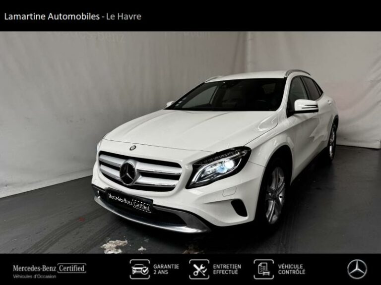 MERCEDES-BENZ-GLA 200 Sensation 7G-DCT Blanc cirrus-LE HAVRE-1