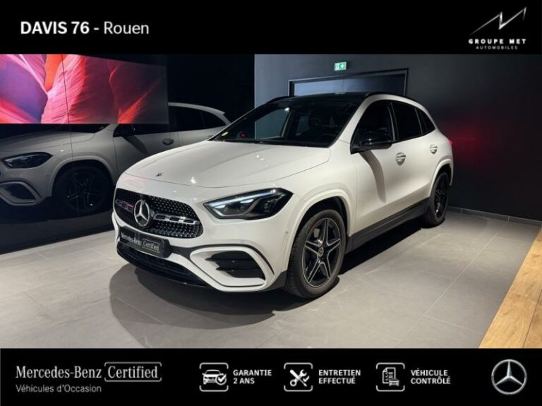 MERCEDES-BENZ-GLA 200 d 150ch AMG Line 8G-DCT Blanc polaire-ROUEN-1