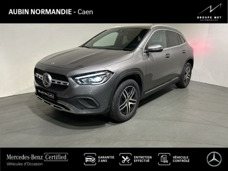 MERCEDES-BENZ-GLA 200 d 150ch Progressive Line 8G-DCT Gris montagne métallisé-MONDEVILLE-1