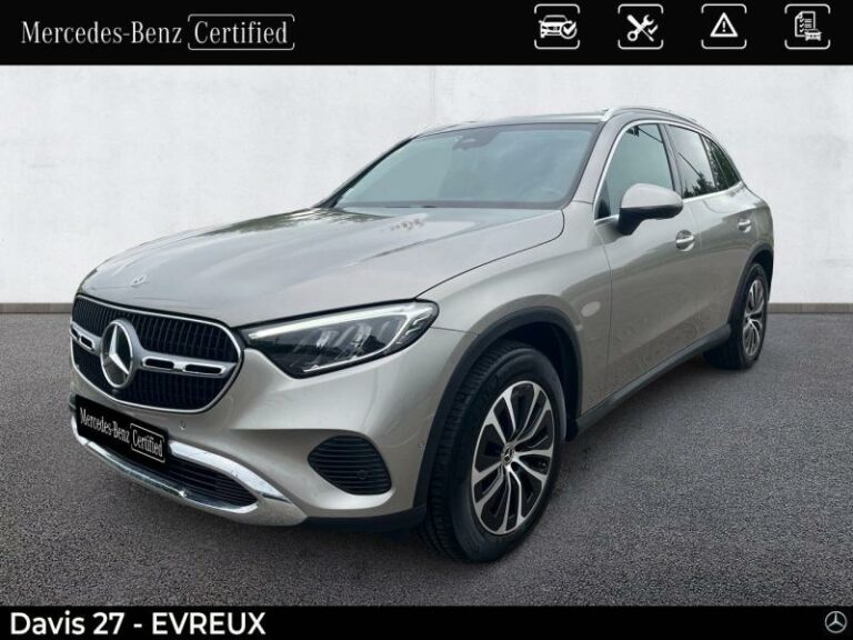 MERCEDES-BENZ-GLC 220 d 197ch Avantgarde Line 4Matic 9G-Tronic Argent Mojave métallisé-EVREUX-1