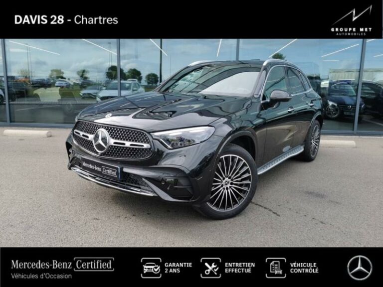 MERCEDES-BENZ-GLC 300 e Hybrid 313ch AMG Line 4Matic 9G-Tronic Noir obsidienne métallisé-FONTENAY SUR EURE-1