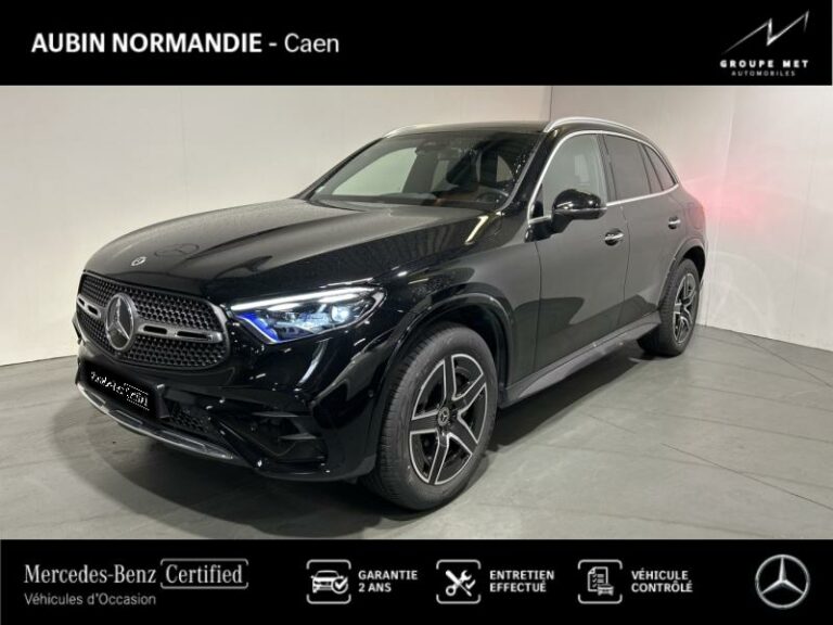 MERCEDES-BENZ-GLC 300 e Hybrid 313ch AMG Line 4Matic 9G-Tronic Noir-MONDEVILLE-1