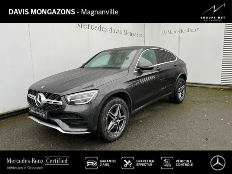 MERCEDES-BENZ-GLC Coupé 300 de 194+122ch Business Line 4Matic 9G-Tronic Gris graphite métallisé-MAGNANVILLE-1