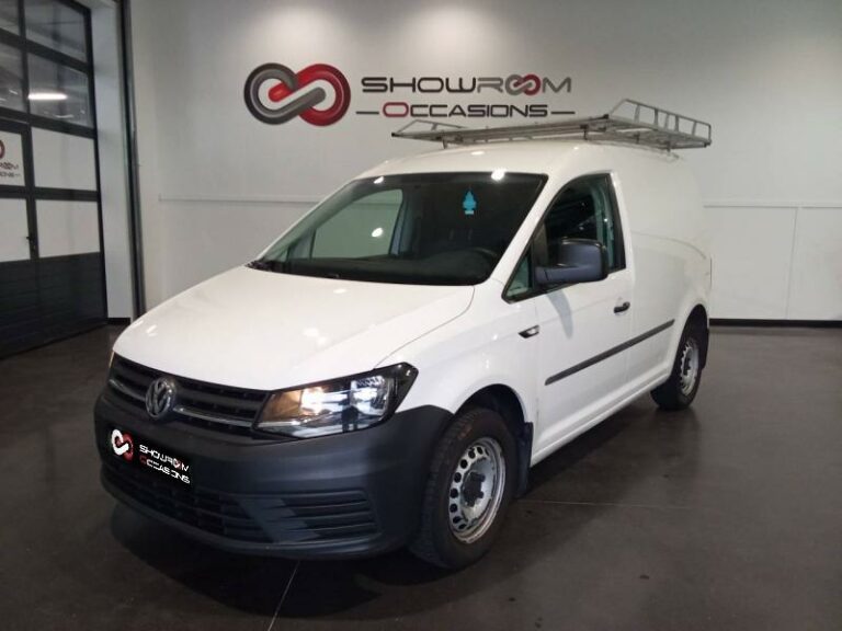VOLKSWAGEN-Caddy 2.0 TDI 75ch Trendline Blanc Candy-EVREUX-1