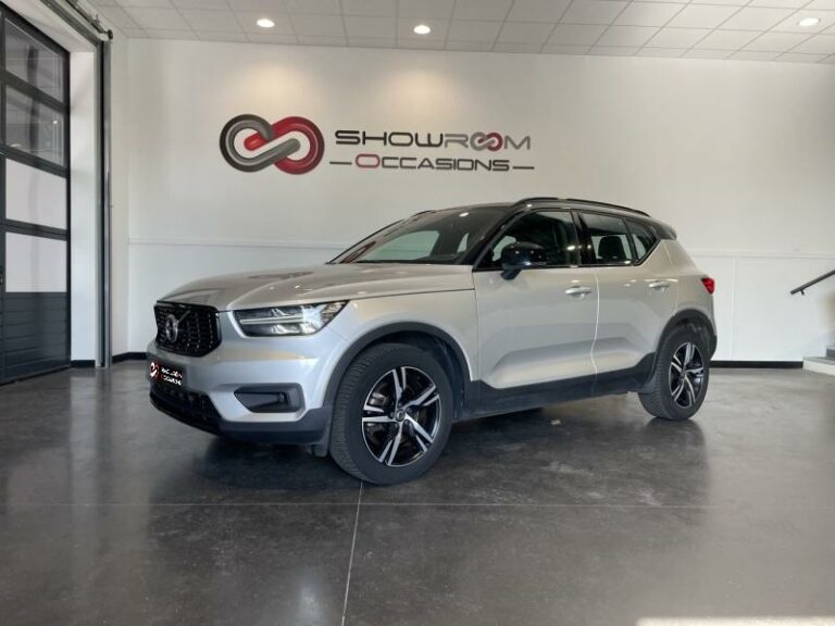 VOLVO-XC40 D4 AdBlue AWD 190ch R-Design Geartronic 8 Argent Brillant-EVREUX-1