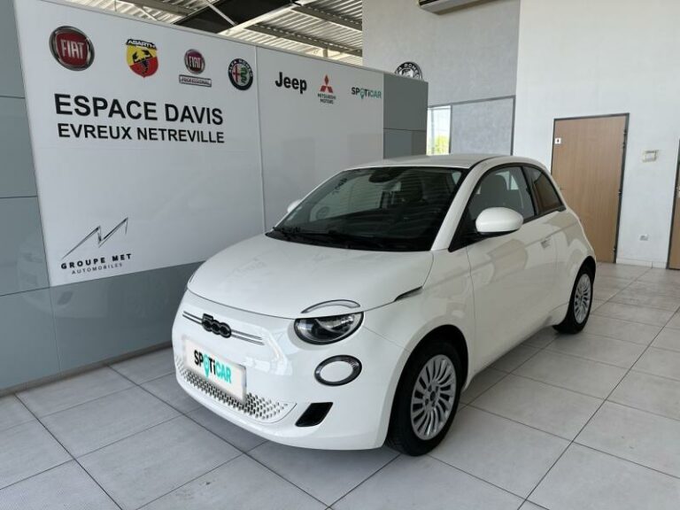 FIAT-500 e 95ch Action Blanc-EVREUX-1