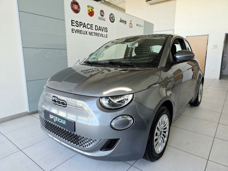 FIAT-500 e 95ch Action Mineral Grey métal-EVREUX-1
