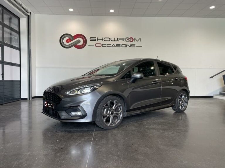 FORD-Fiesta 1.0 Flexifuel 95ch ST-Line 5p Gris Lunaire métallisée-EVREUX-1