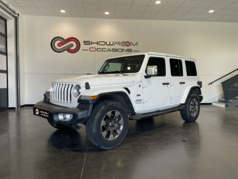 JEEP-Wrangler Unlimited 2.2 MultiJet 200ch Overland Command-Trac BVA8 188g Bright White-EVREUX-1