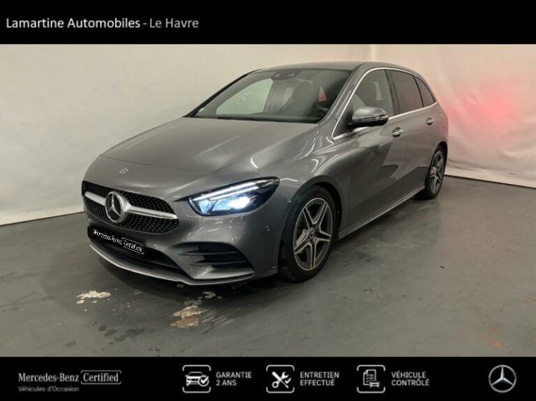 MERCEDES-BENZ-Classe B 180d 116ch AMG Line Edition 7G-DCT Gris montagne métallisé-LE HAVRE-1