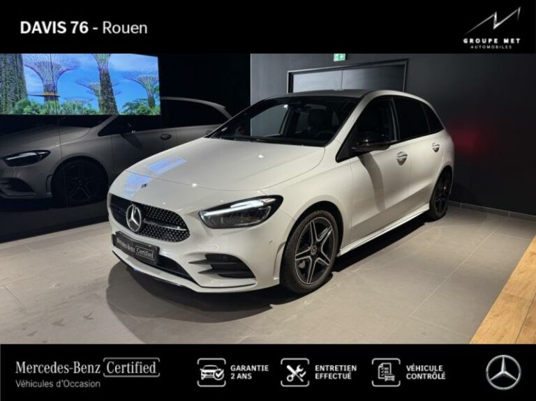 MERCEDES-BENZ-Classe B 200 163ch AMG Line 7G-DCT Blanc polaire-ROUEN-1