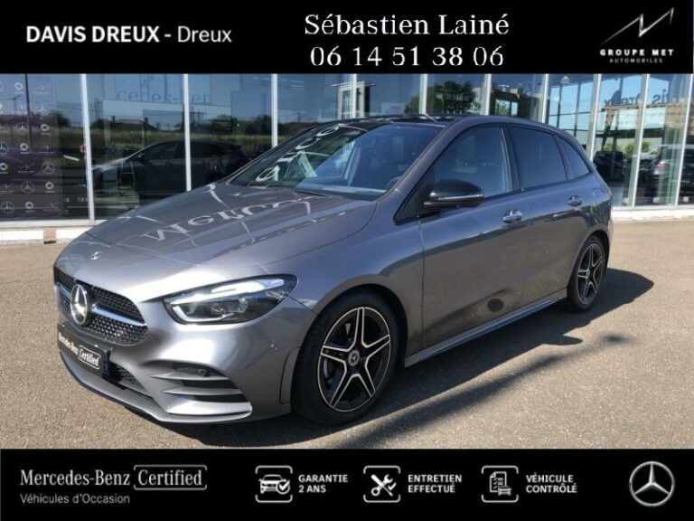 MERCEDES-BENZ-Classe B 200d 150ch AMG Line 8G-DCT Gris montagne métallisé-DREUX-1