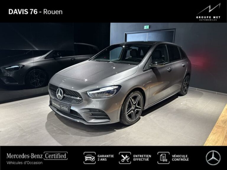 MERCEDES-BENZ-Classe B 200d 150ch AMG Line 8G-DCT Gris montagne métallisé-ROUEN-1