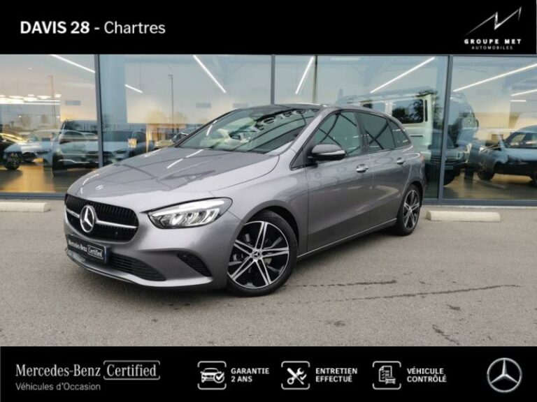 MERCEDES-BENZ-Classe B 200d 150ch Progressive Line 8G-DCT Gris montagne métallisé-FONTENAY SUR EURE-1