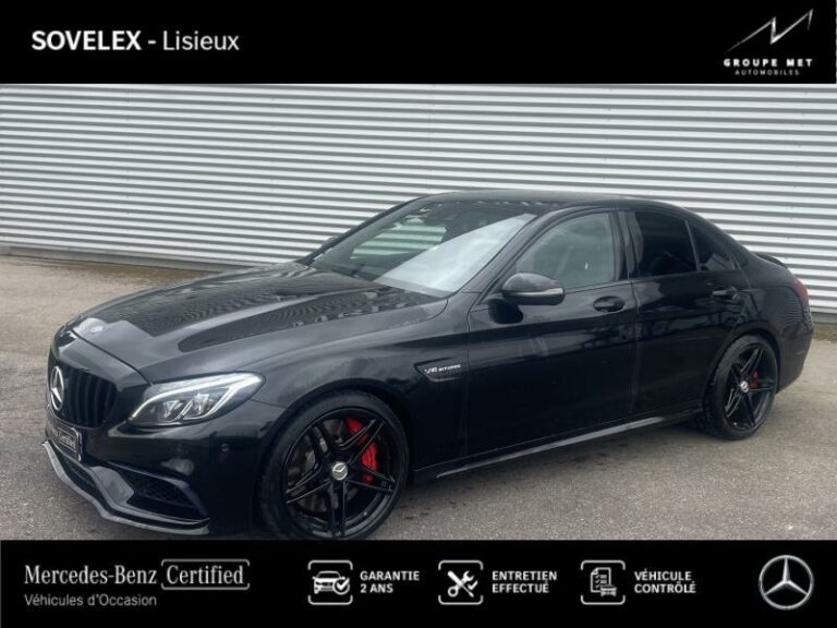 MERCEDES-BENZ-Classe C 63 AMG S Speedshift MCT AMG Noir obsidienne métallisée-GLOS-1